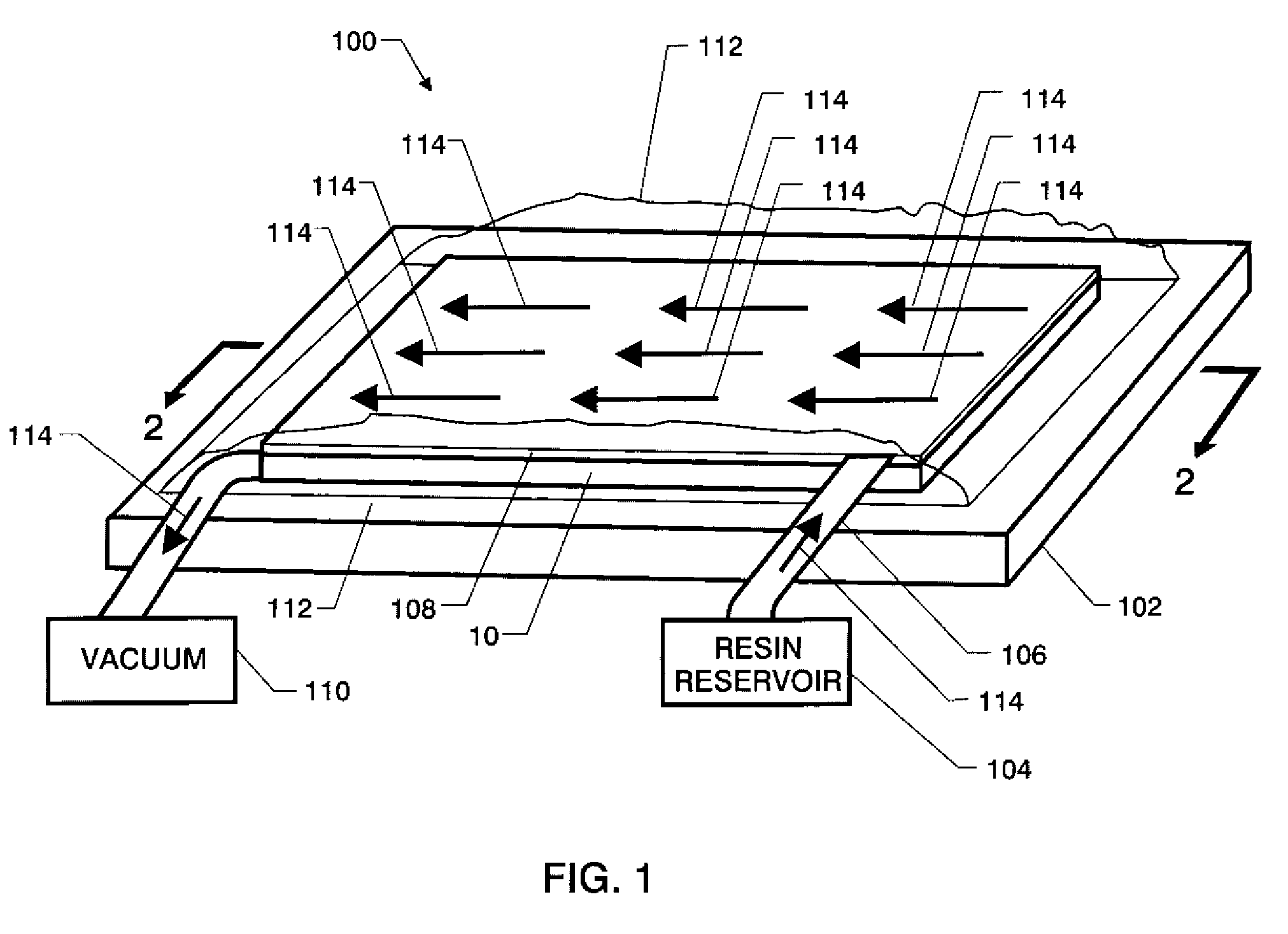 Resin infusion of layered metal/composite hybrid and resulting metal/composite hybrid laminate