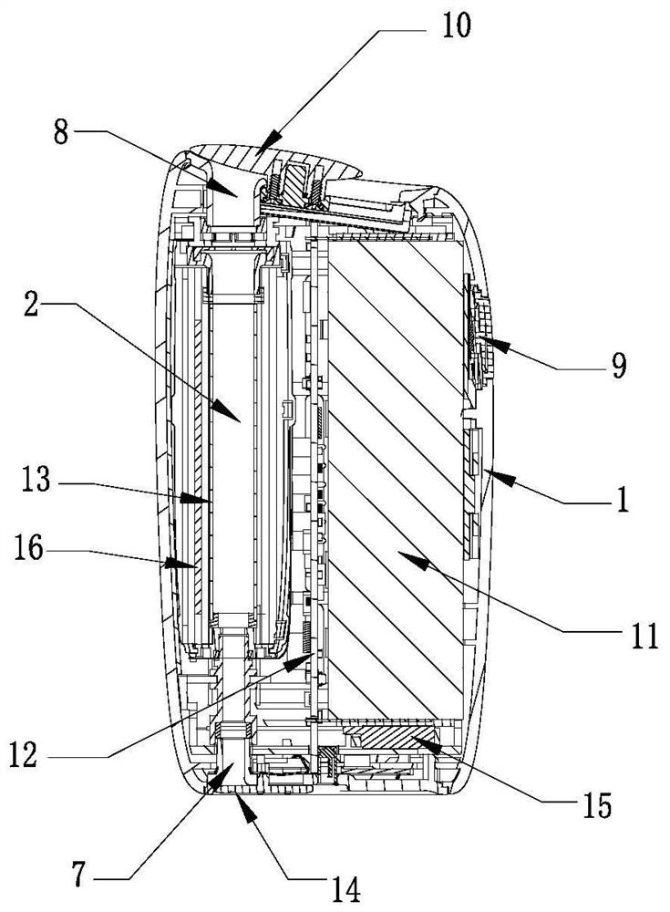 Low-temperature smoking set with cooling component