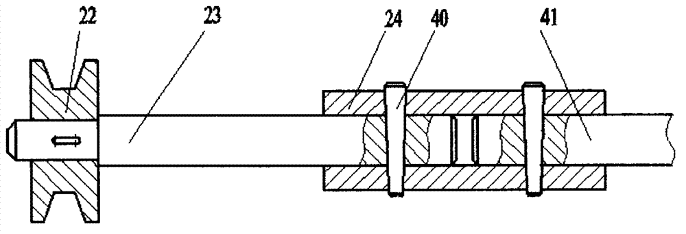 Rice-wheat section straw absorption, cutting and collection machinery