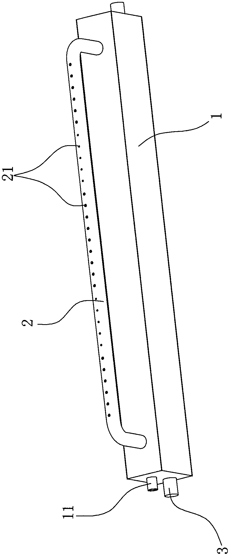 Gasifying combustion device for liquid fuel
