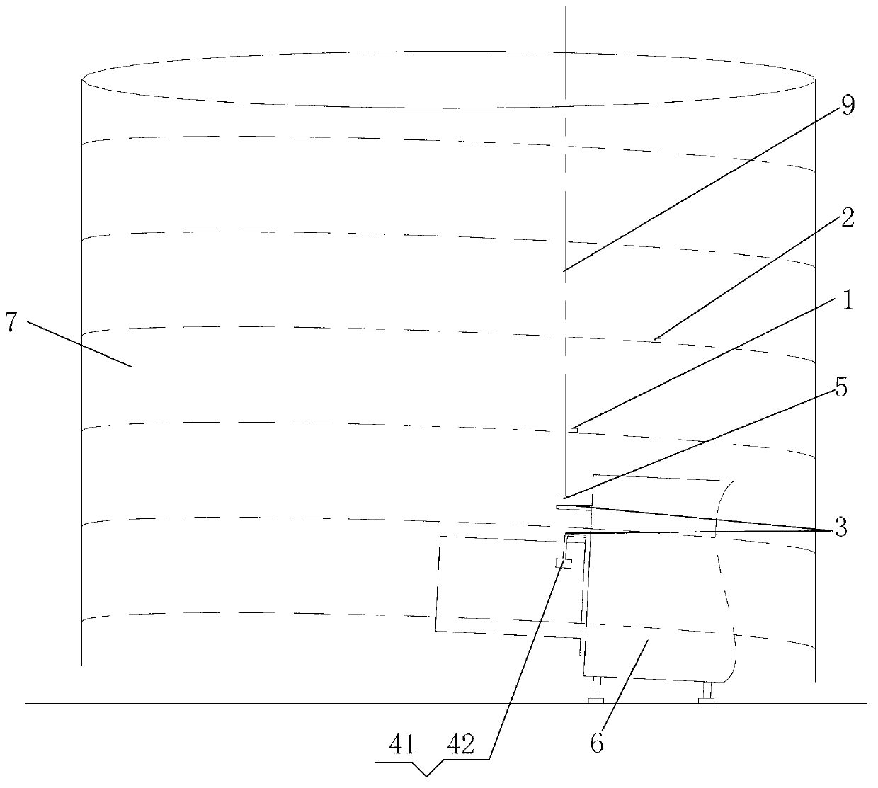 Circumference measurement method and device of spiral tube