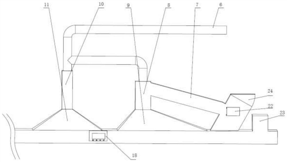 Intelligent multiphase flow self-circulation energy-saving dust suppression and removal device