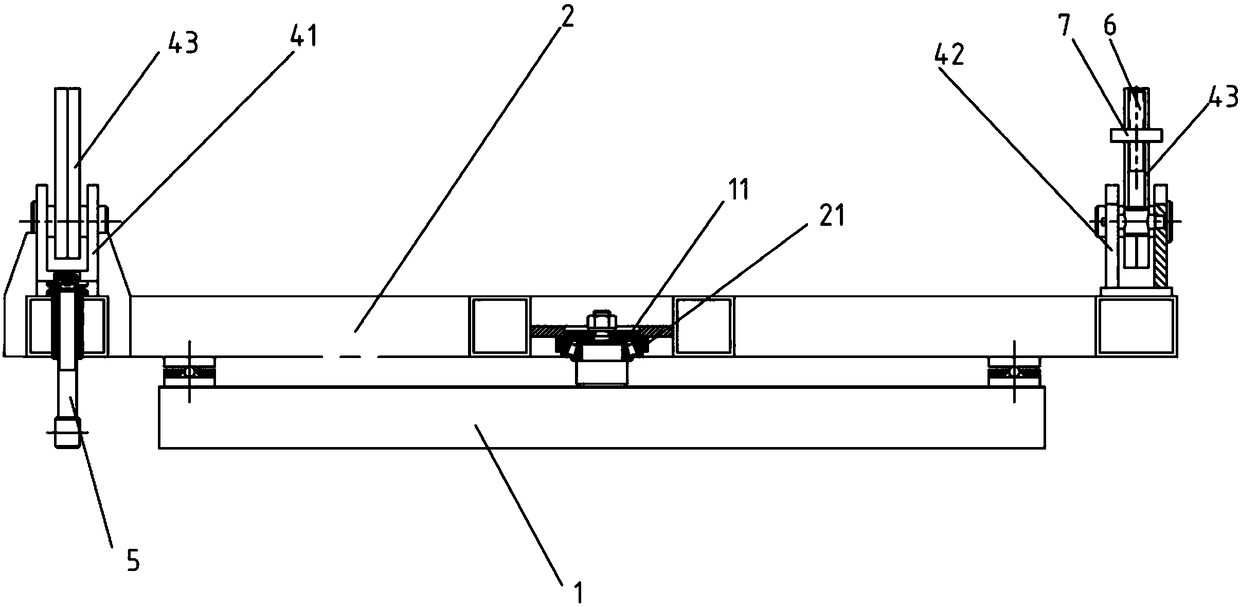 Front and rear suspension assembly fine-tuning device for passenger car chassis