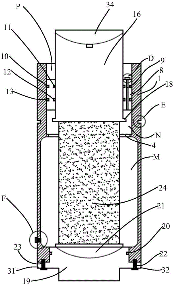 Salt cavern oil storage surrounding rock self-balancing triaxial compression testing apparatus and method