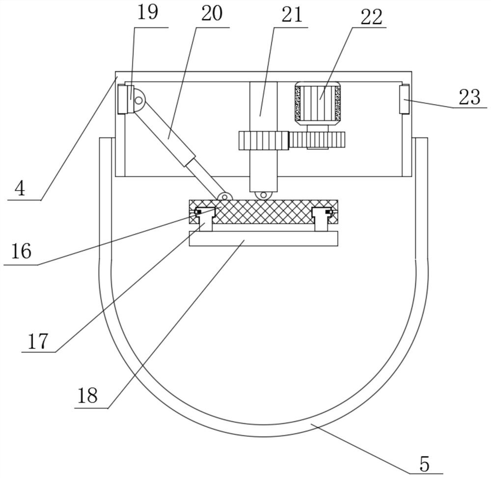 High-degree-of-freedom adjusting type security and protection monitoring equipment mounting device