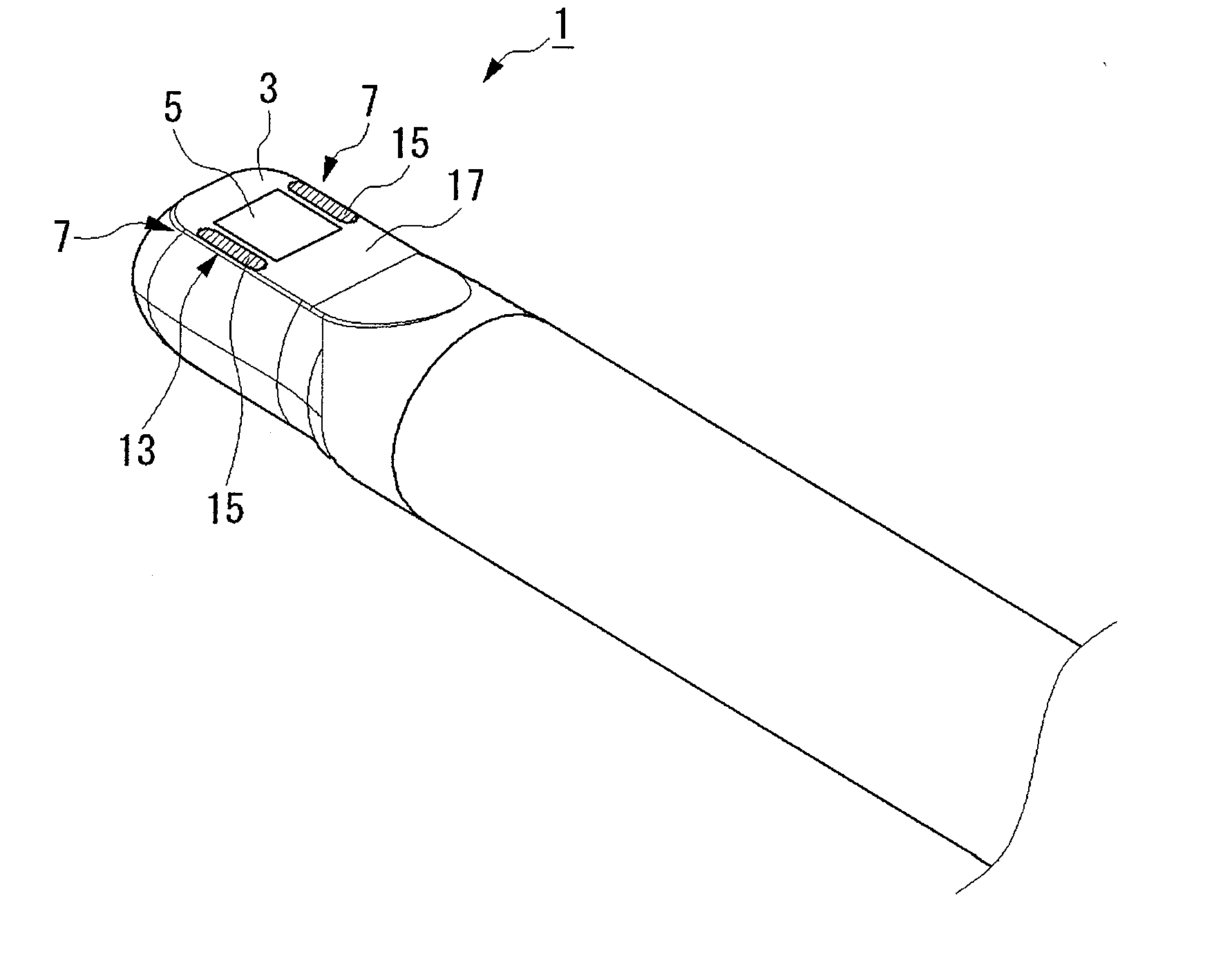 Camera Integral With Optical Fiber