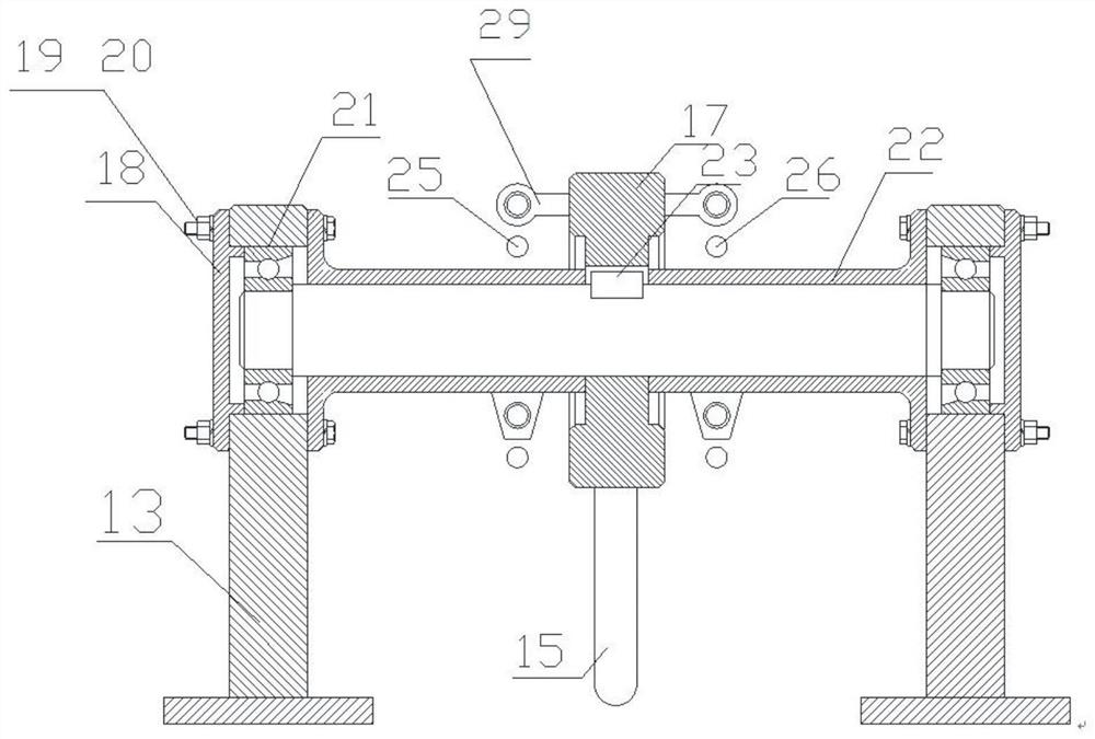 Anti-falling device for attached self-lifting high-altitude sliding mode operation platform and method