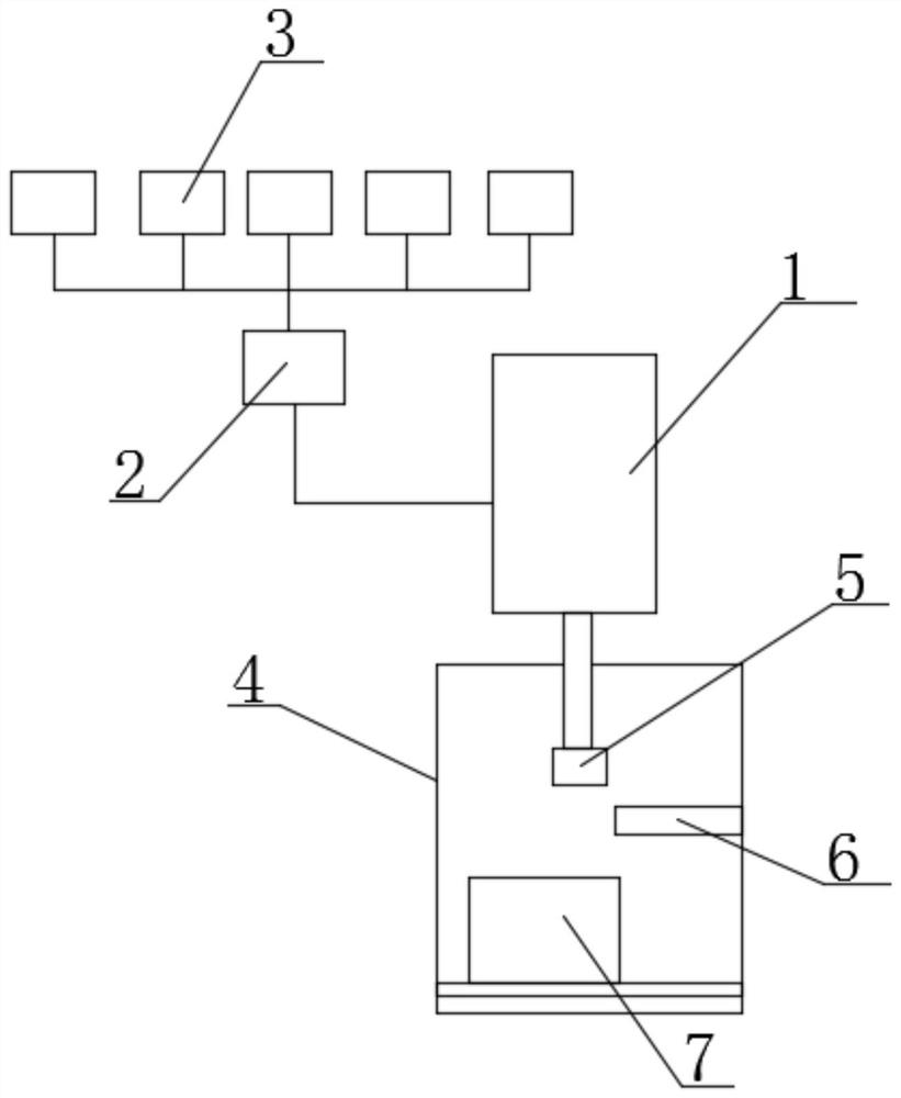 Flexible antibacterial composite fiber flash evaporation system and flash evaporation method