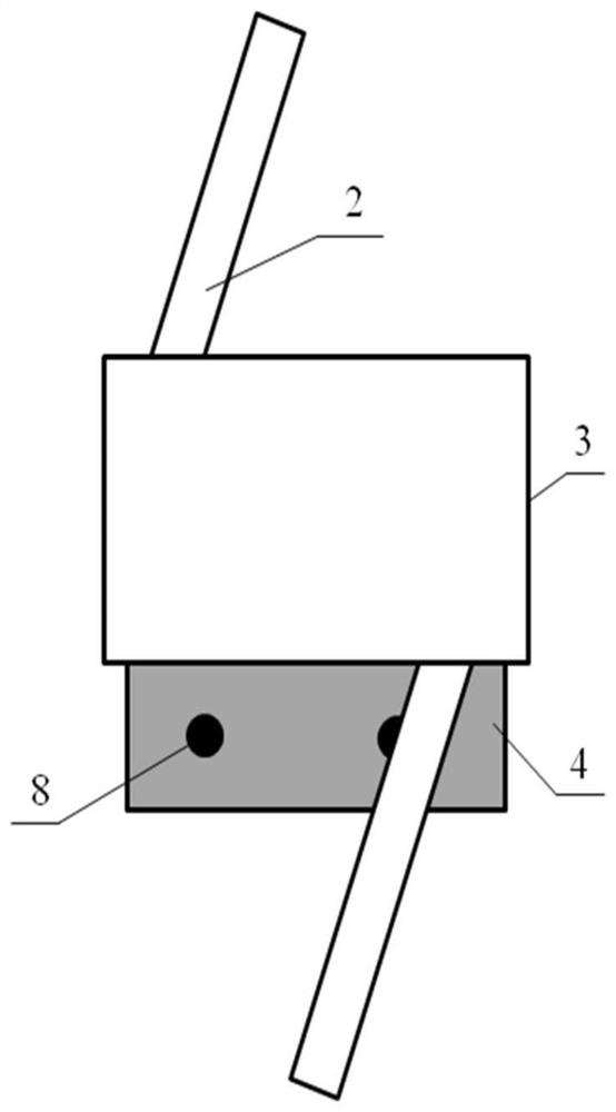 Self-flowing energy dissipation concrete pouring method for deep foundation pit and concrete self-flowing energy dissipation structure