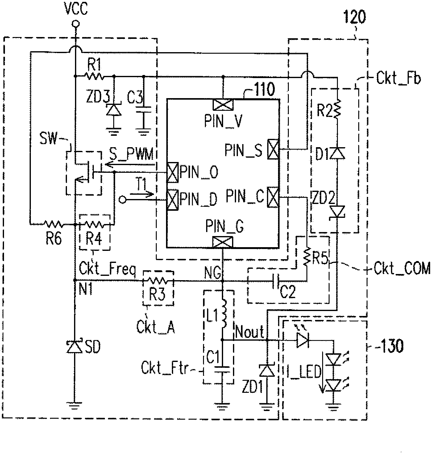 Load driving device and driving method thereof