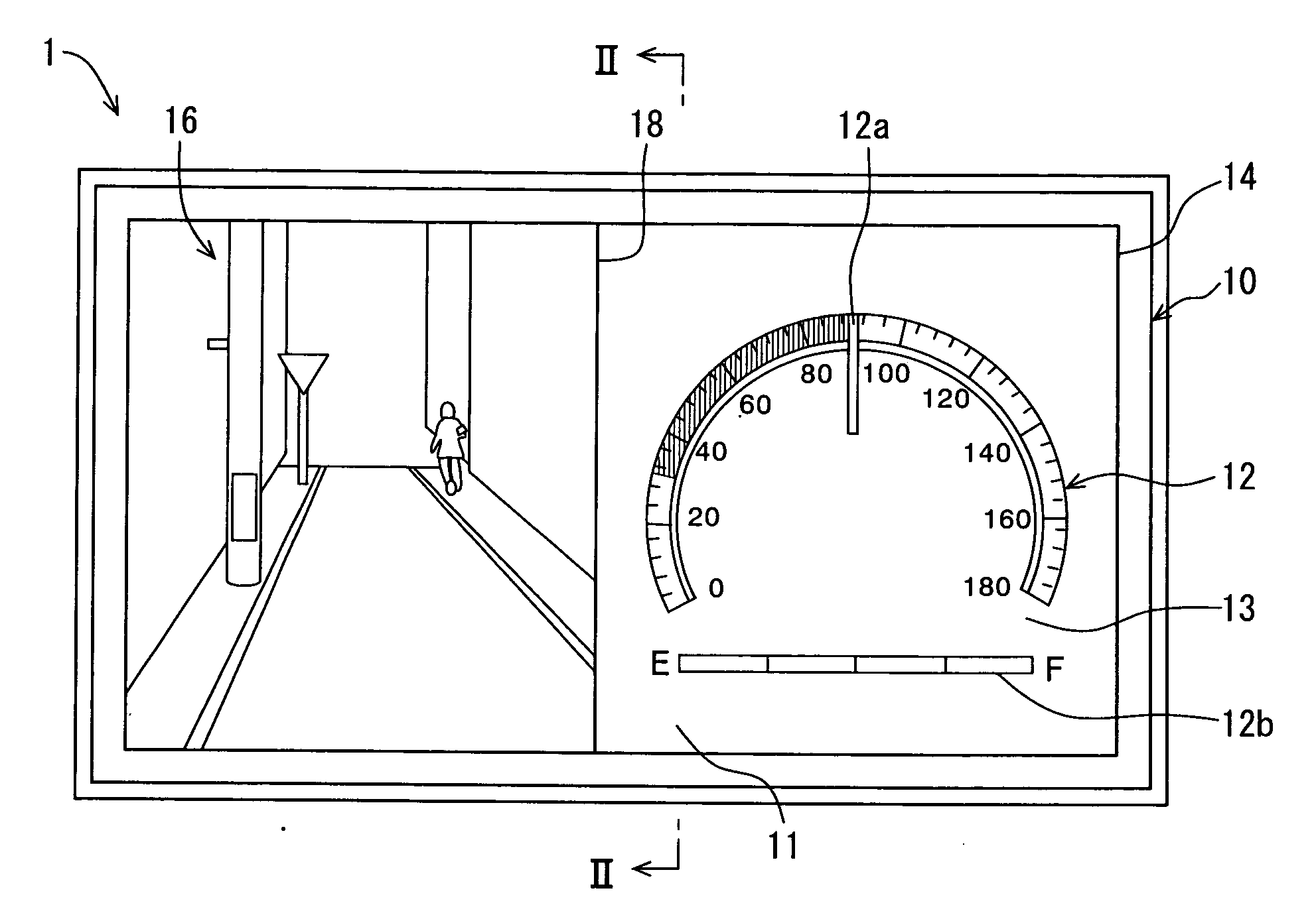 Display device for vehicle