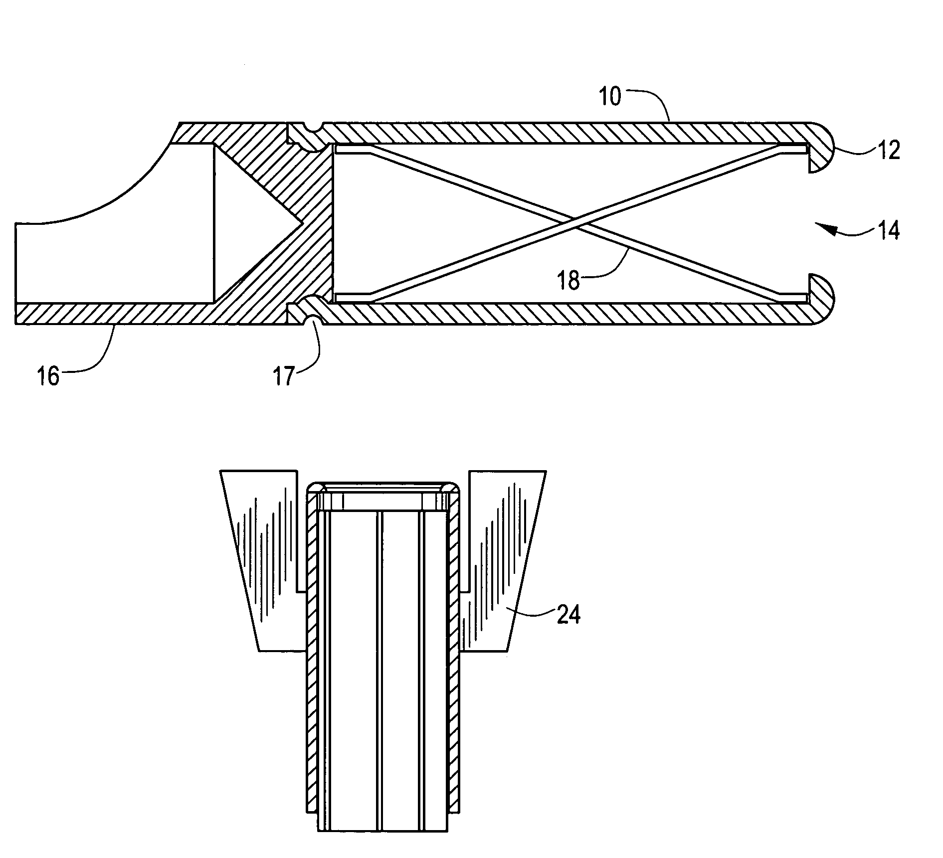 Method of making a hyperboloid electrical contact