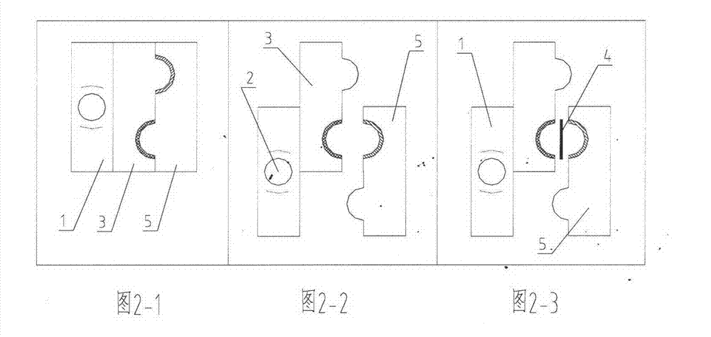 Intramode butt fusion type secondary processing method
