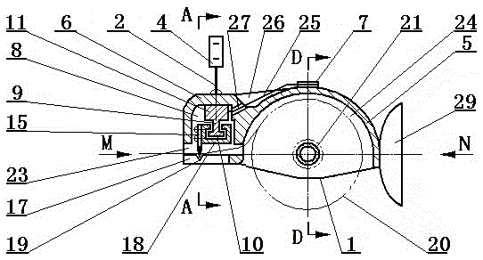 Electric paper cutting device capable of being adsorbed on wall for rolled-up sketching paper/parchment paper