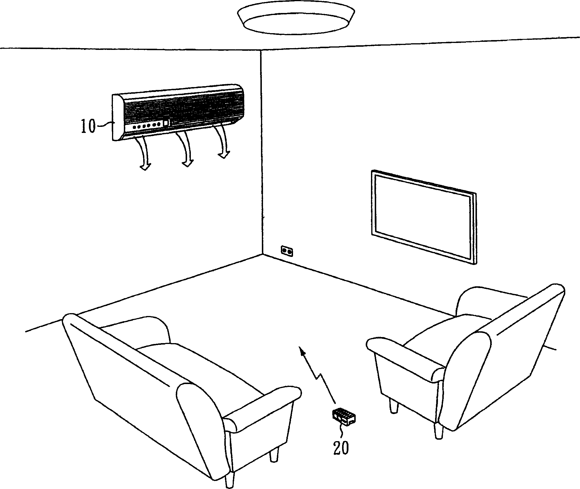 Radio environment parameter transfer device