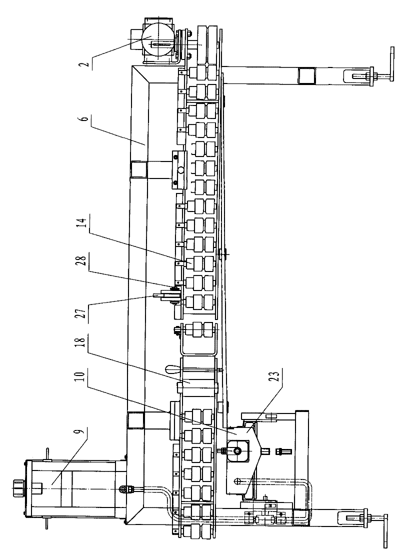 Full-automatic efficient integrated brick and stone facing protection method and device thereof
