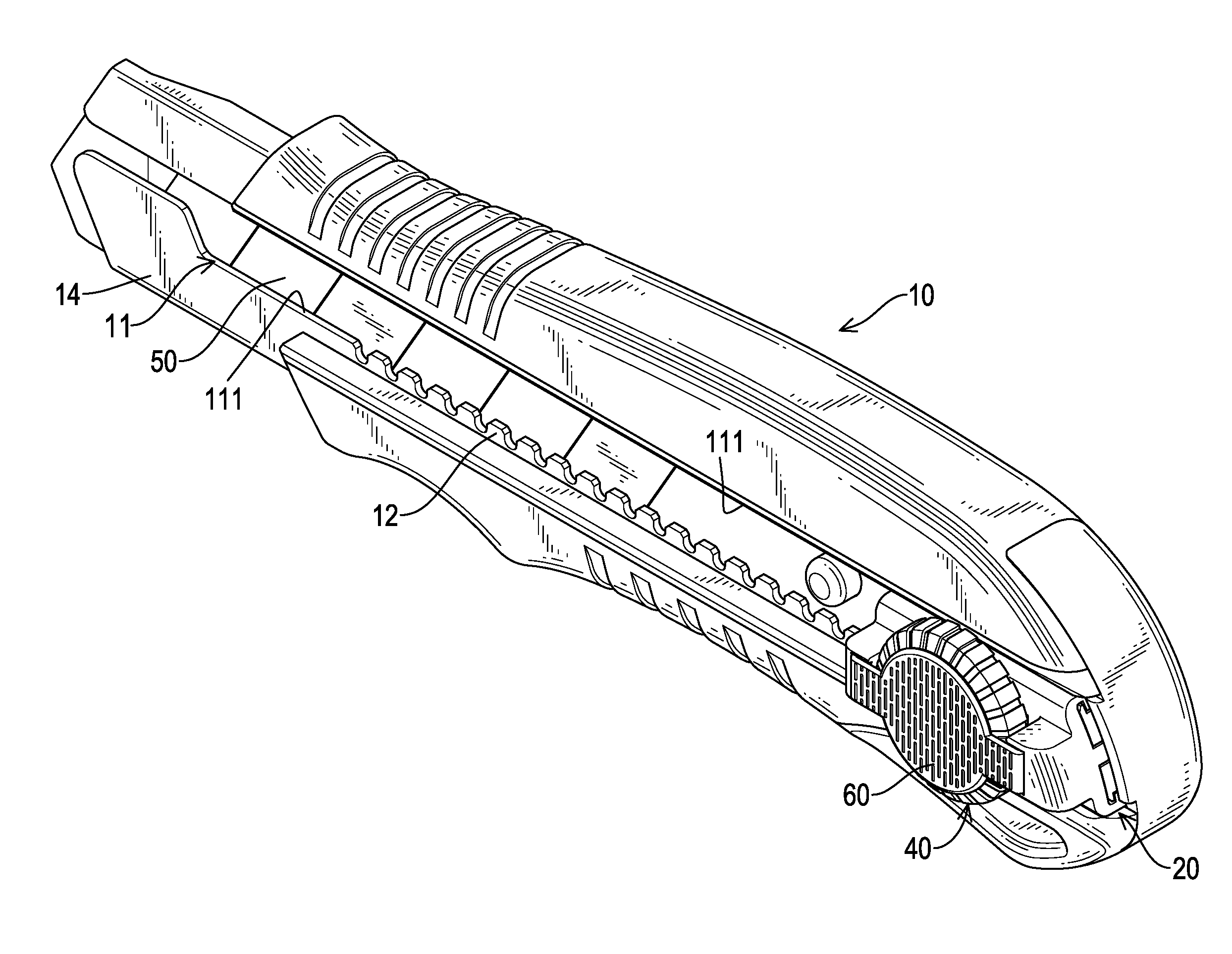 Cutter assembly having dual locking effect