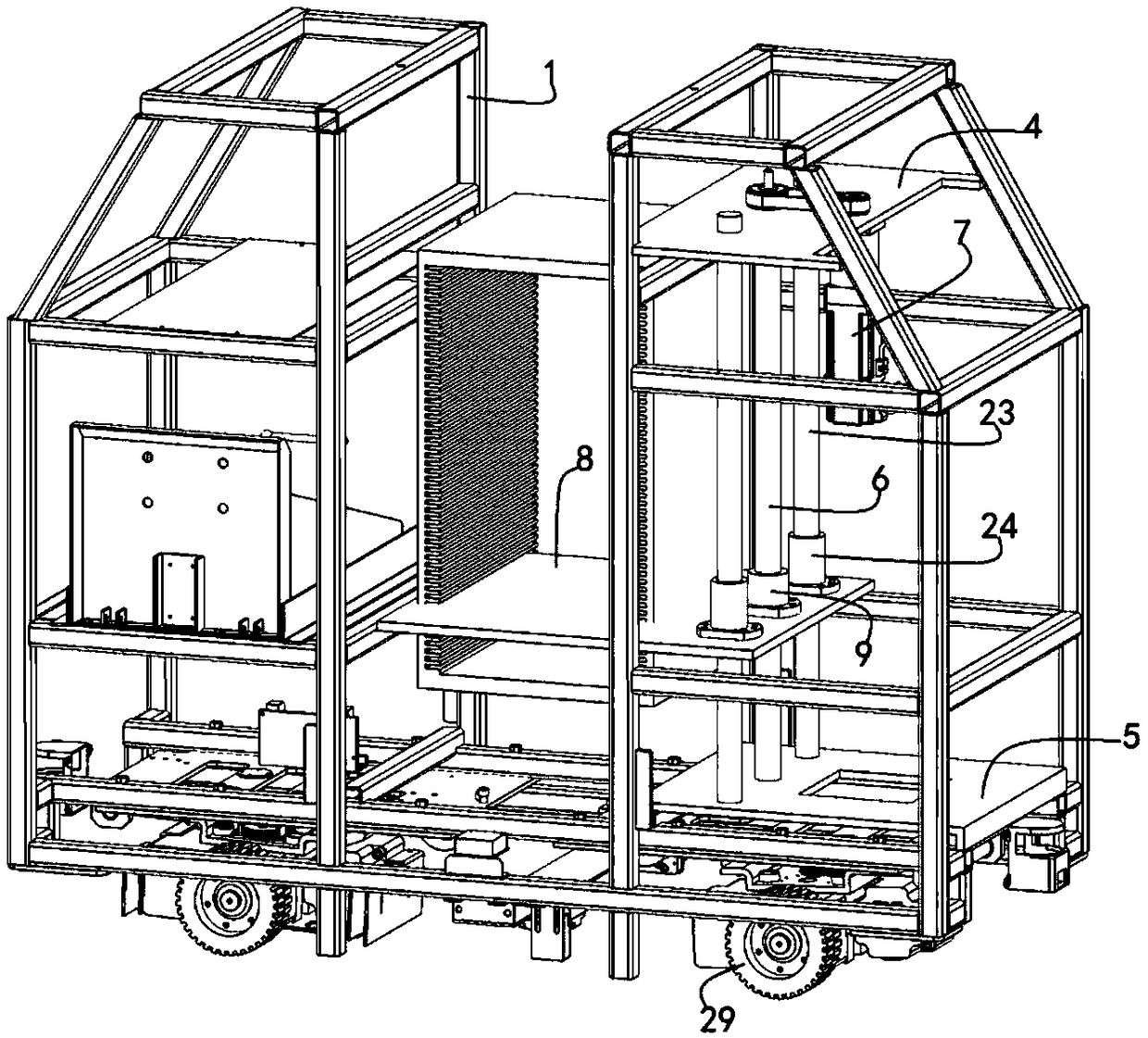 Plate feeding device