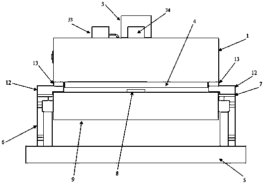 Glass panel polishing machine tool and polishing method