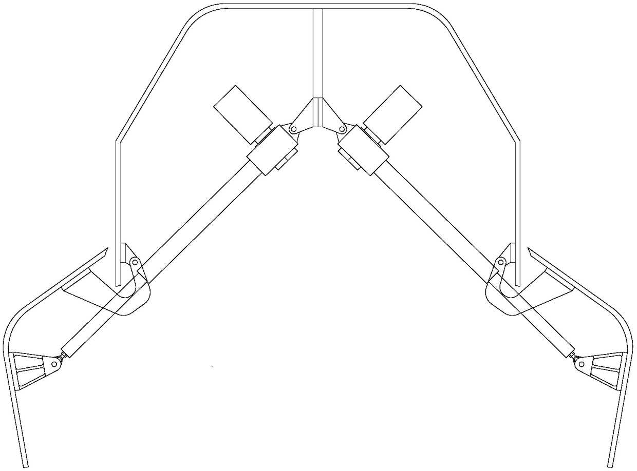 An aircraft cabin door opening device