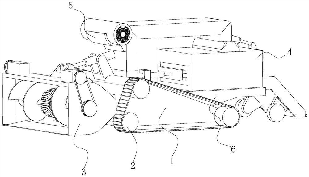 Small road surface snow removal robot