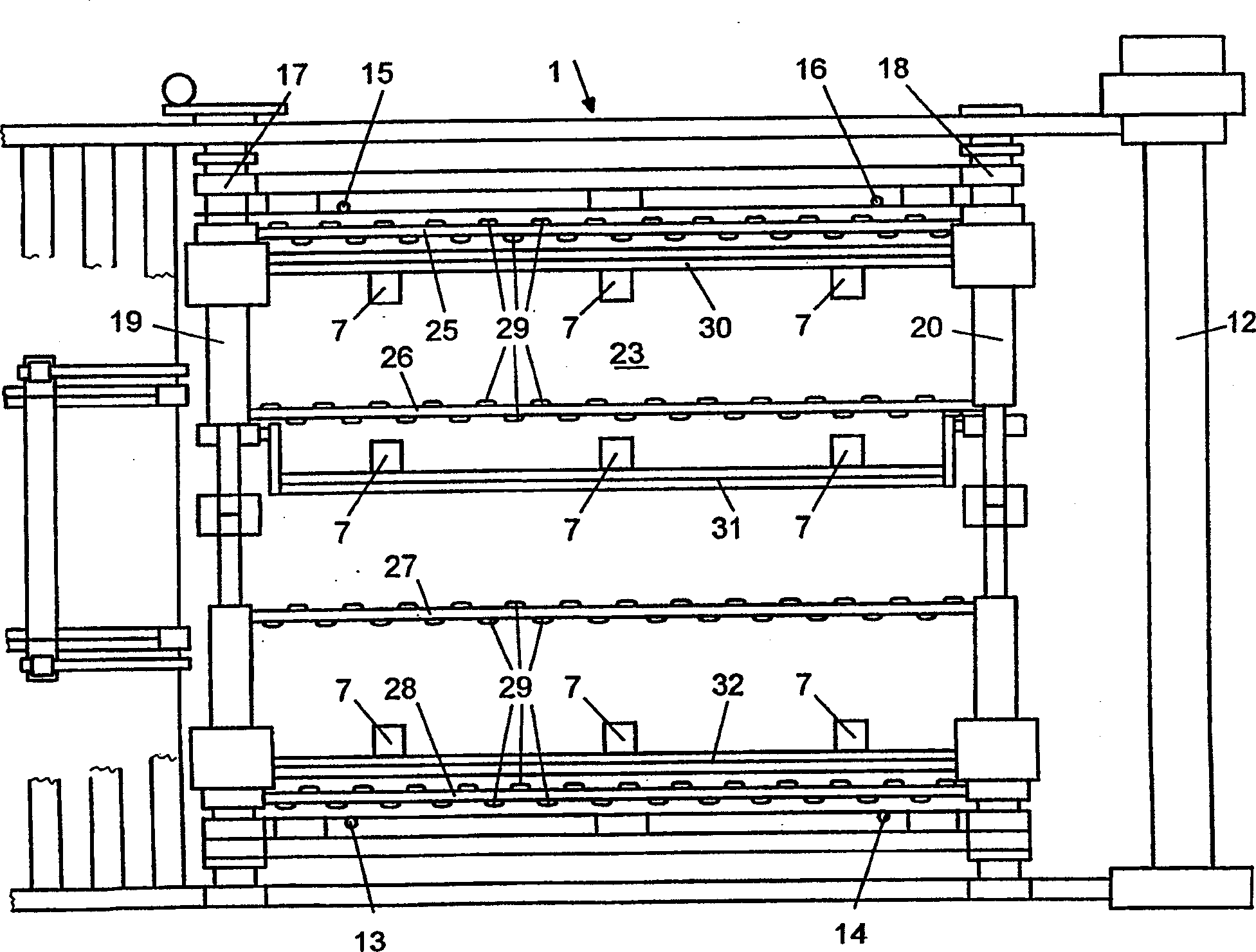 Method for cutting sheet-metal plates into sheet-method strips and a cutting device for carrying out the same