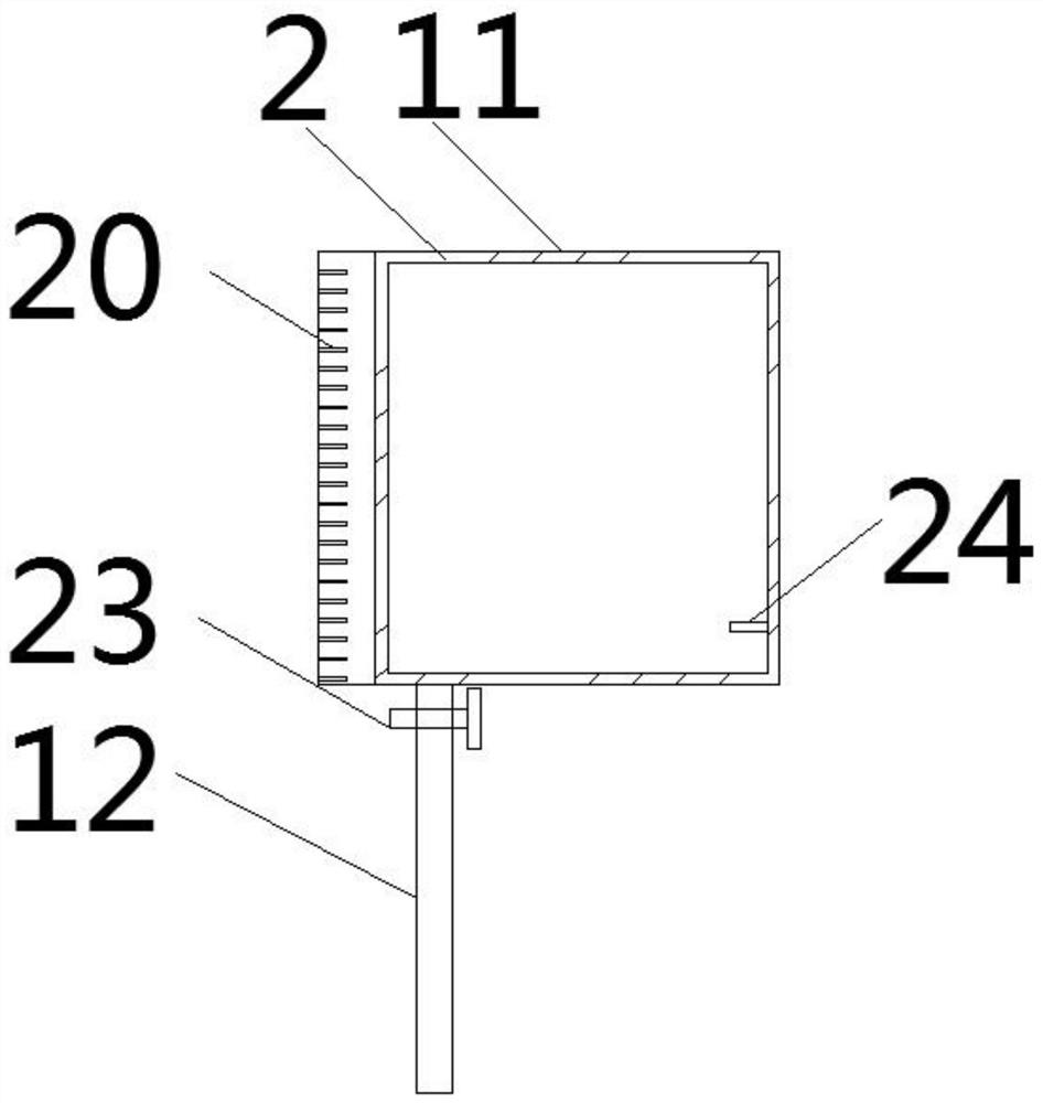 A paste storage device for adding acid and water for lead storage battery lead paste and paste machine