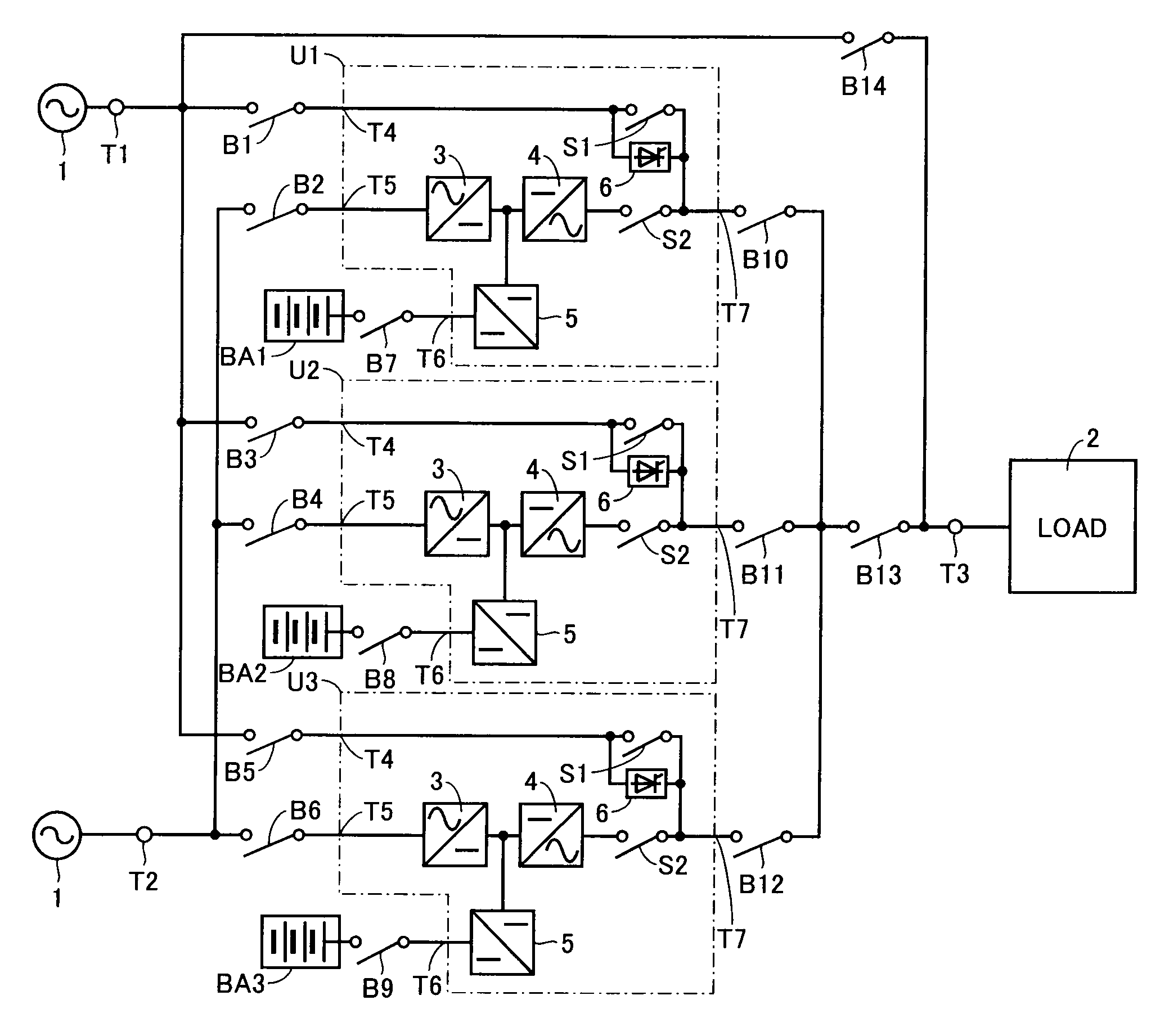 Uninterruptible power supply system