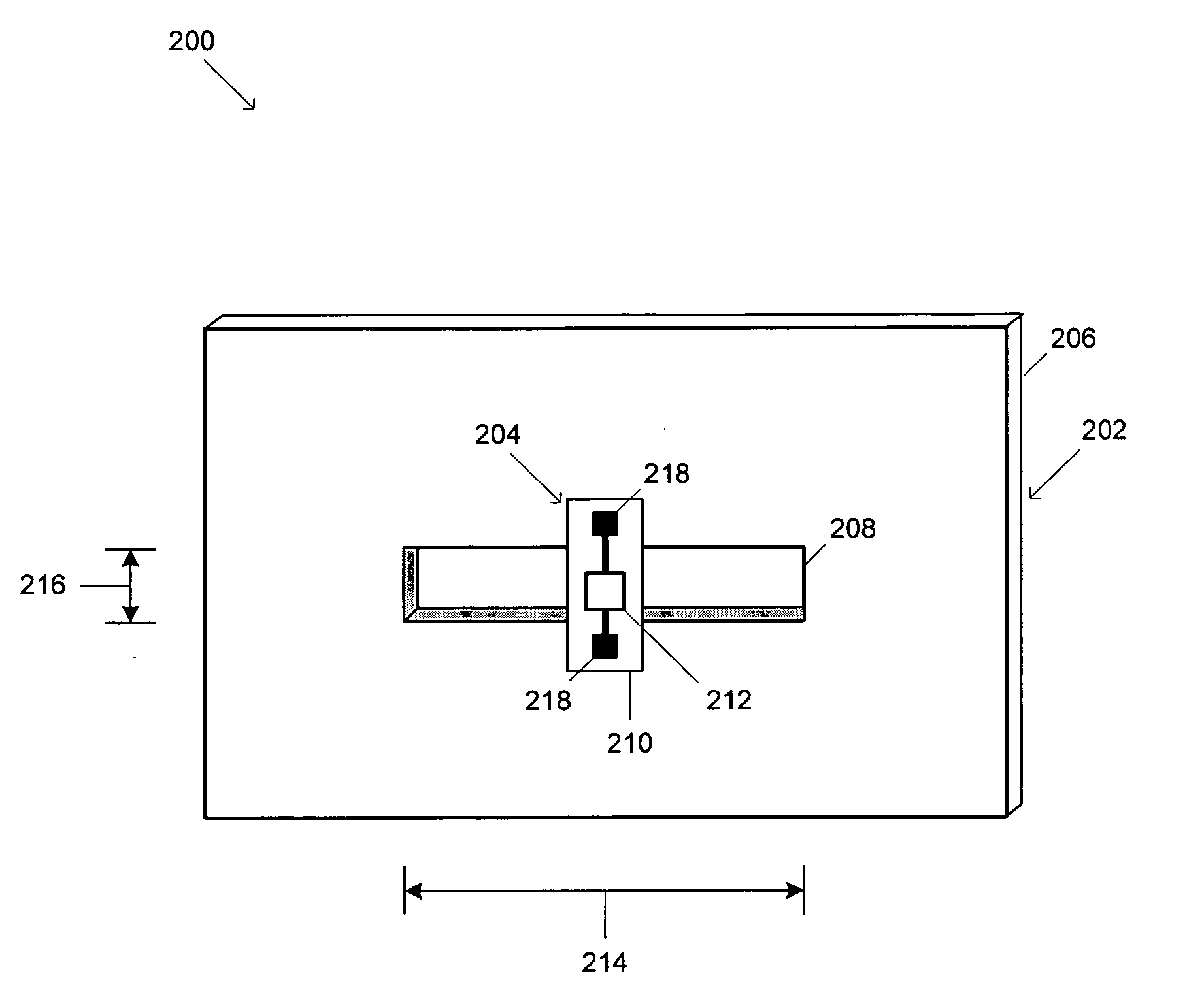 Radio frequency identification with a slot antenna