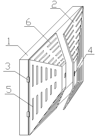 Heat dissipation case of display screen