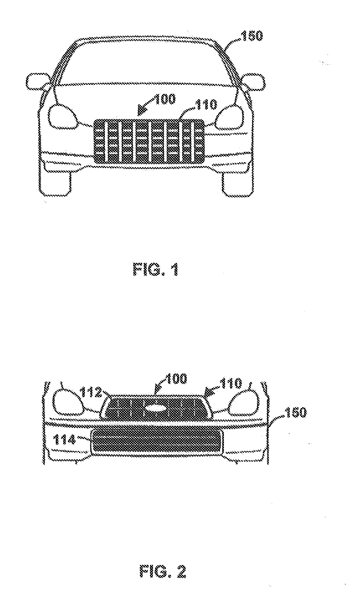 Protective screen apparatus for automotive vehicle