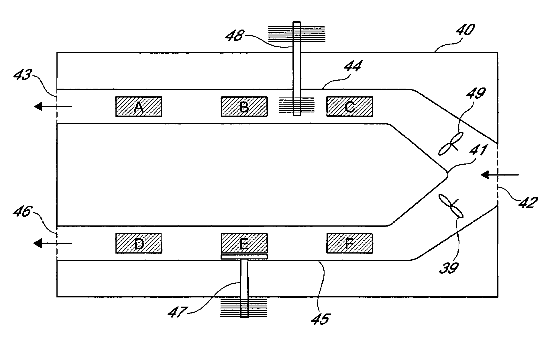 Apparatus and method for cooling electronics and computer components with managed and prioritized directional air flow heat rejection