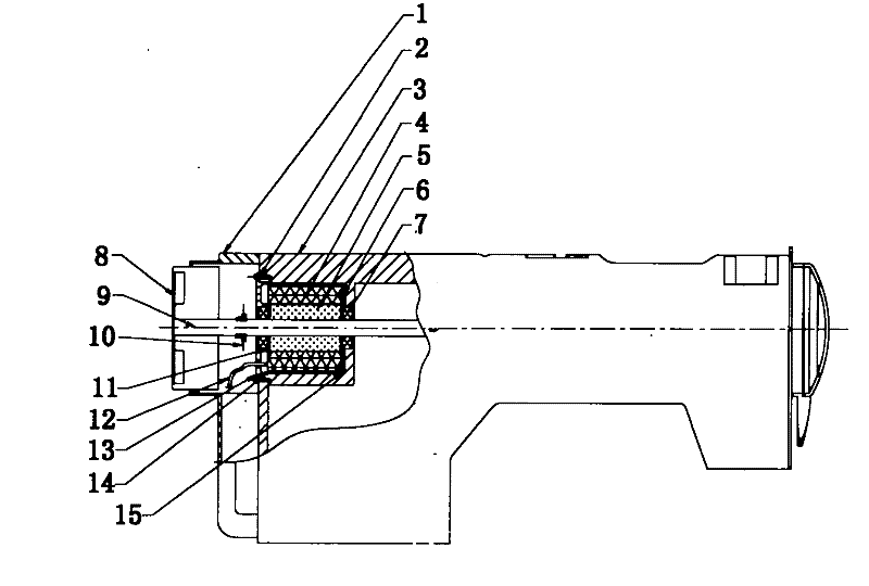 Motor structure of one-piece industrial sewing machine