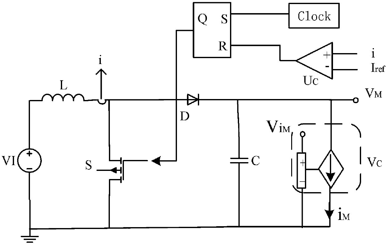 Boost convertor circuit with memristor load
