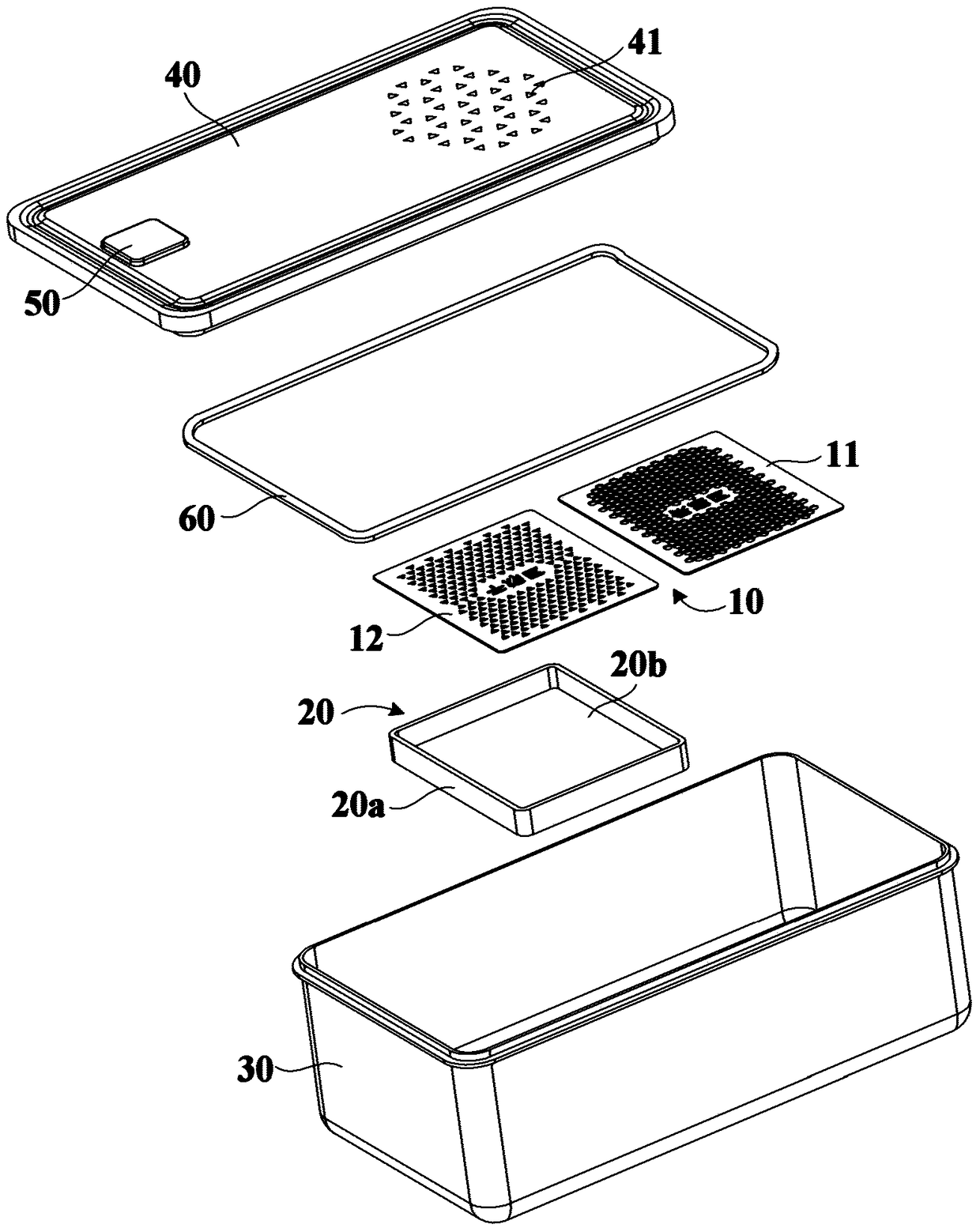 Storage box and refrigerator with the storage box