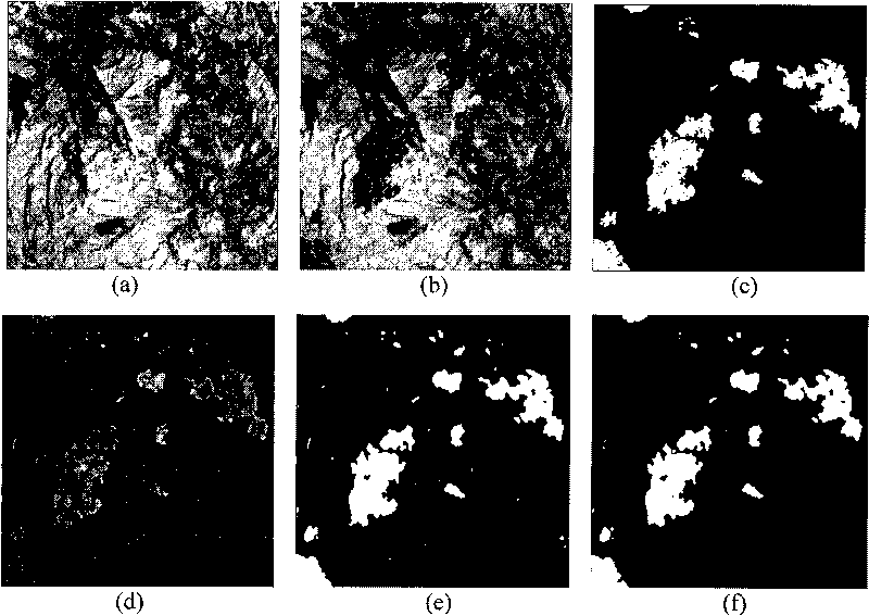 Method for detecting remote sensing image change based on non-parametric density estimation