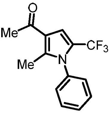 A kind of preparation method of 1,2,3-trisubstituted-5-trifluoromethylpyrrole derivative