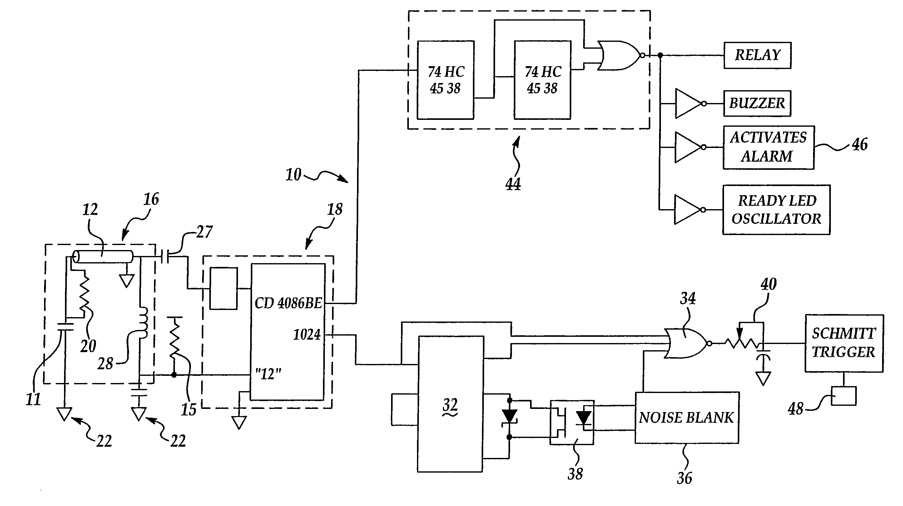 Apparatus and circuit for use with capacitive presence detection systems