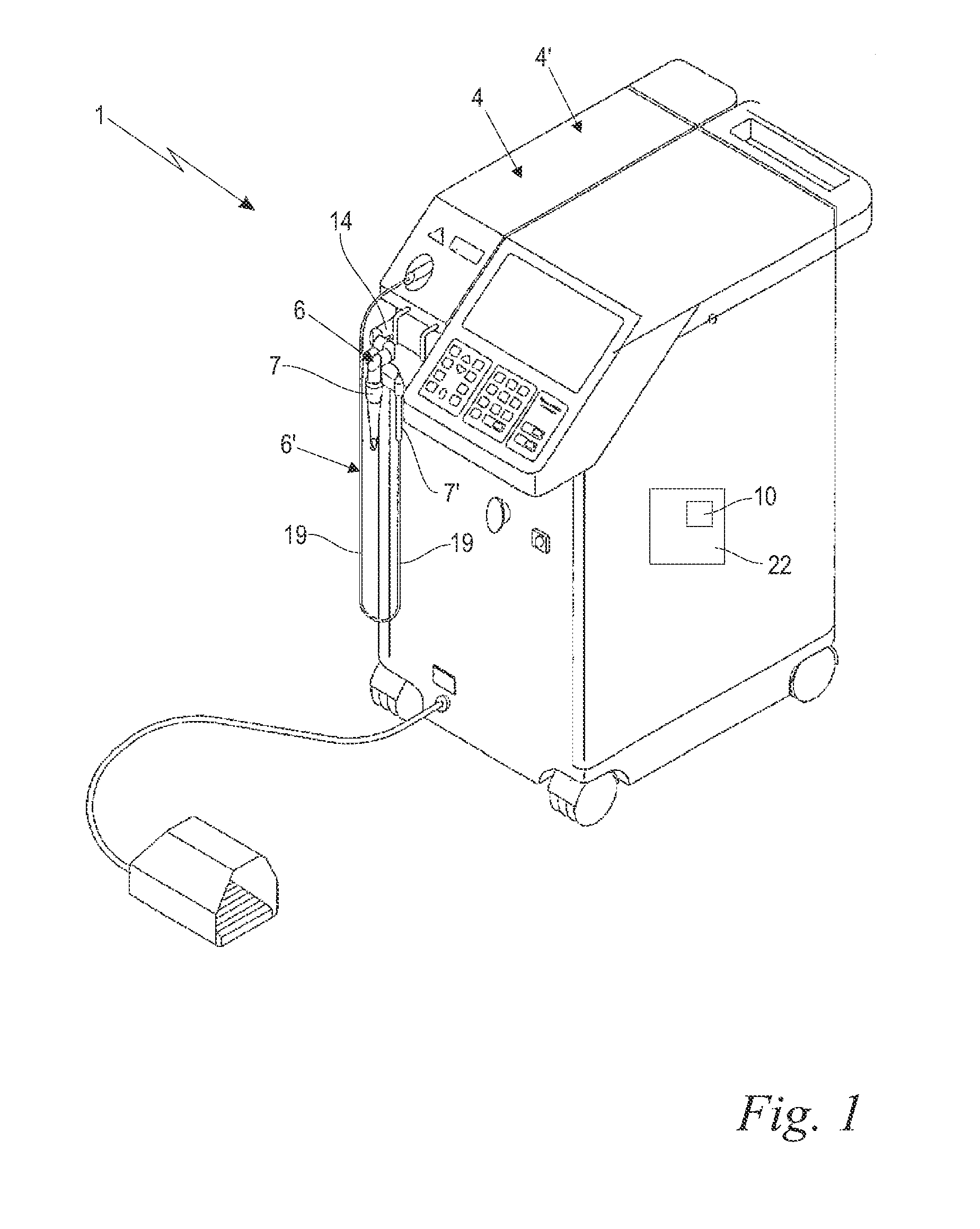 Laser system and method for operating the laser system