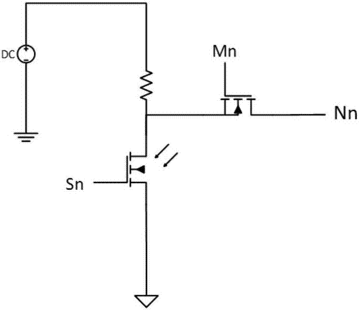 Pixel reading circuit, array reading circuit and pixel reading method