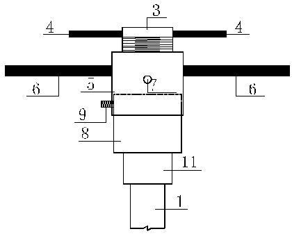 Adjustable steel bar diameter manual die holder and its usage method