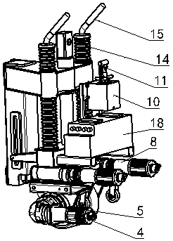 Self-propelled container carrying system