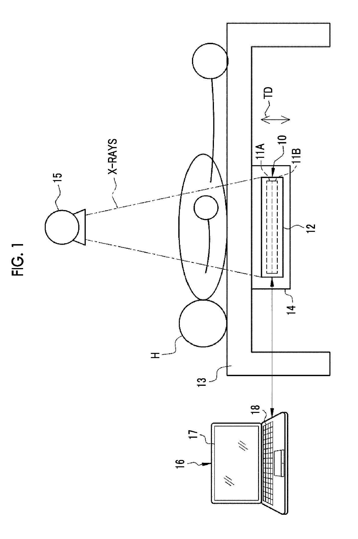 Radiographic image detection device