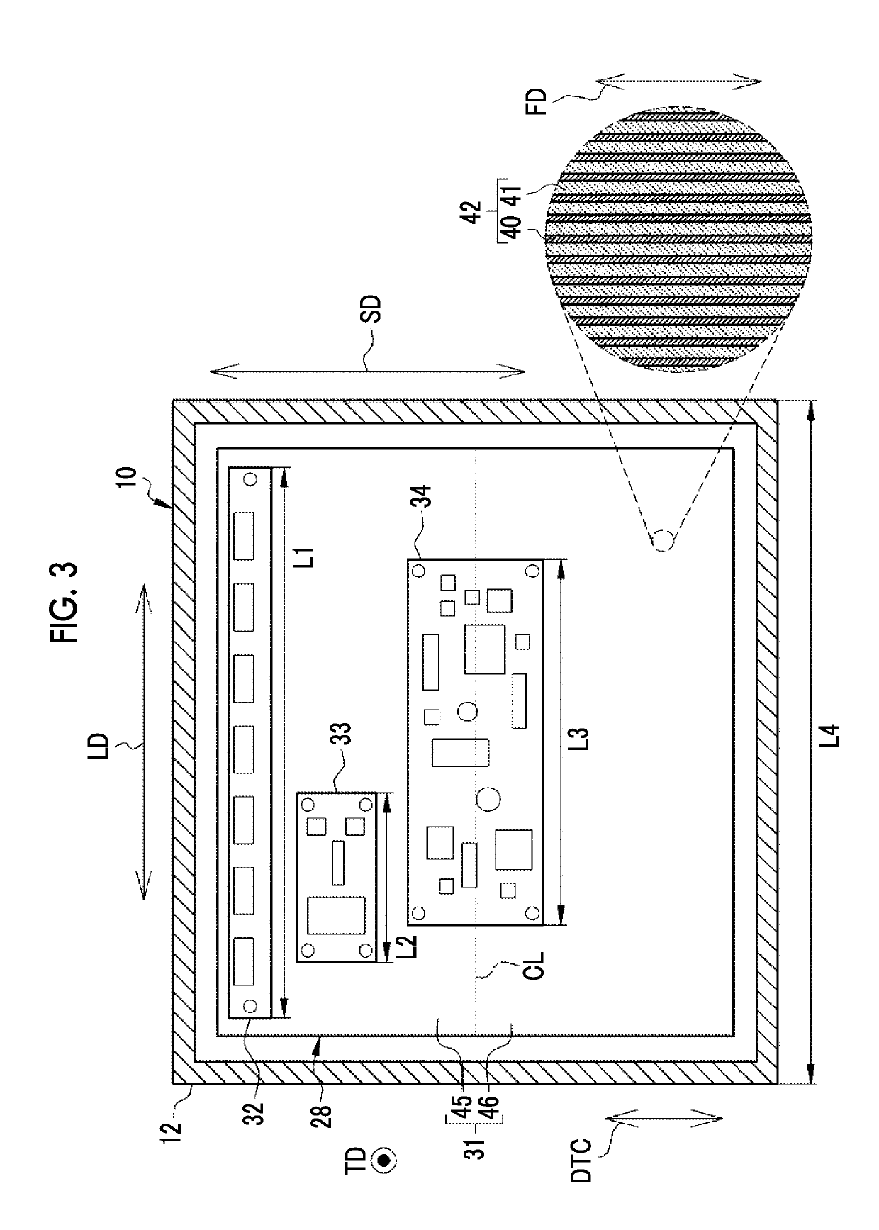 Radiographic image detection device