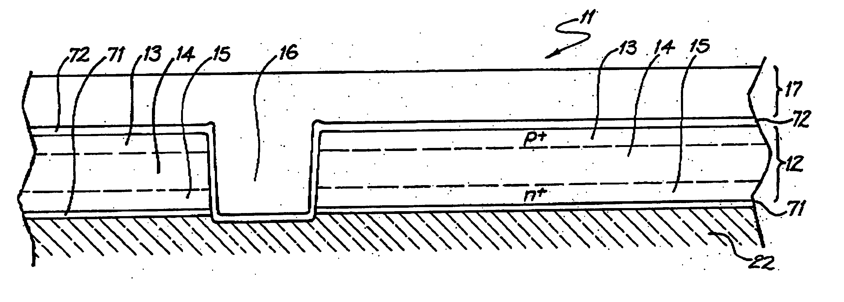 Method of forming openings in an organic resin material