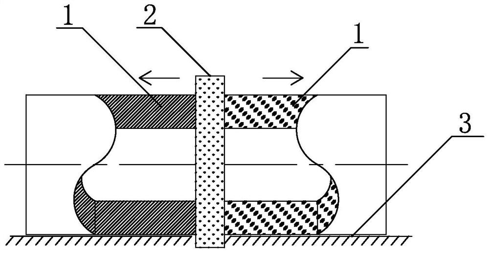 Non-welding connection construction method for PE natural gas pipes