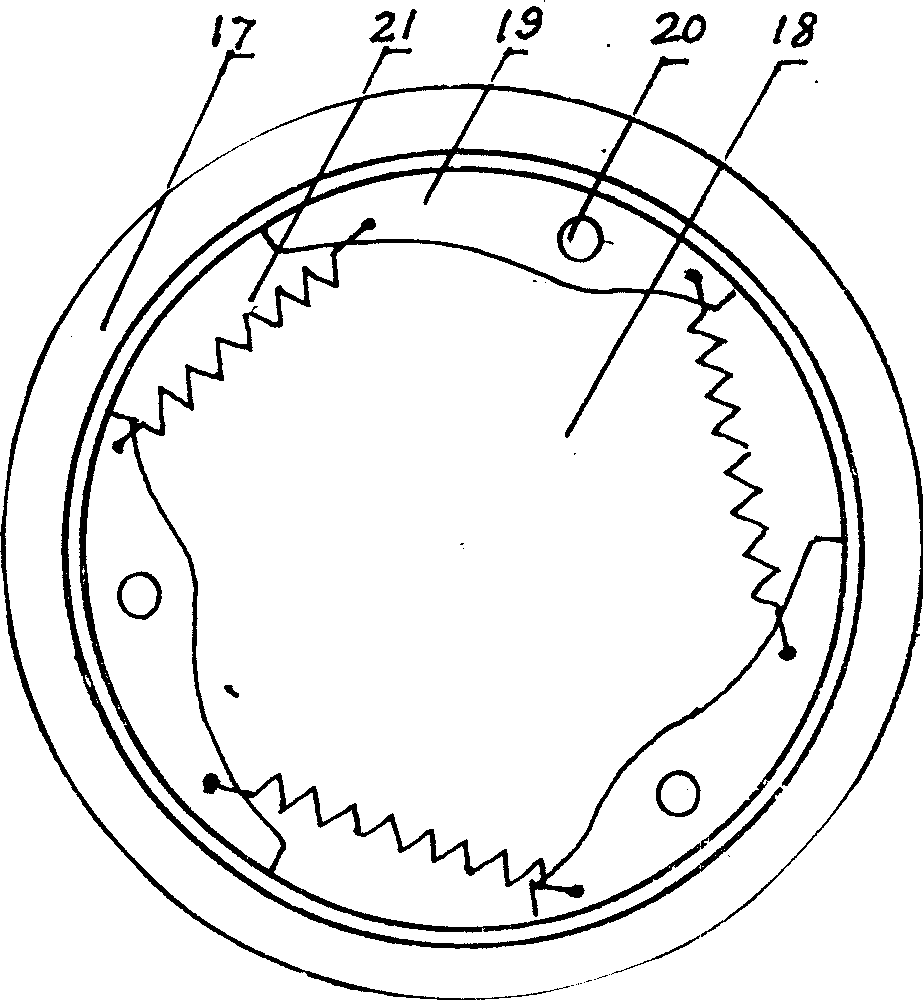 Externally arranged automatic clutch engine