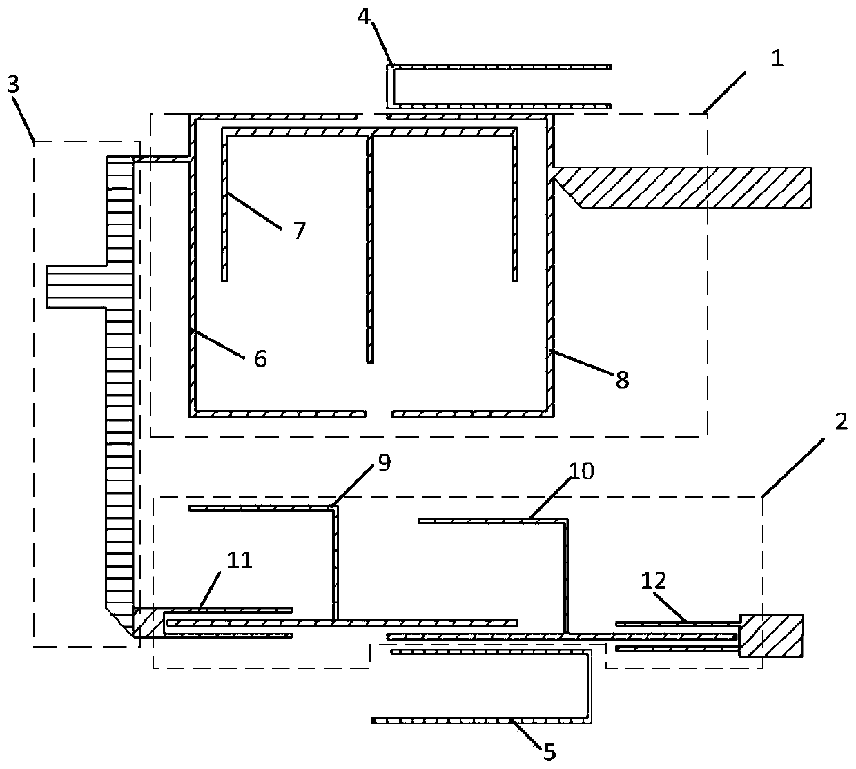 A Planar Duplexer with Steep Sidebands Based on Bandpass Bandstop Mixed Structure