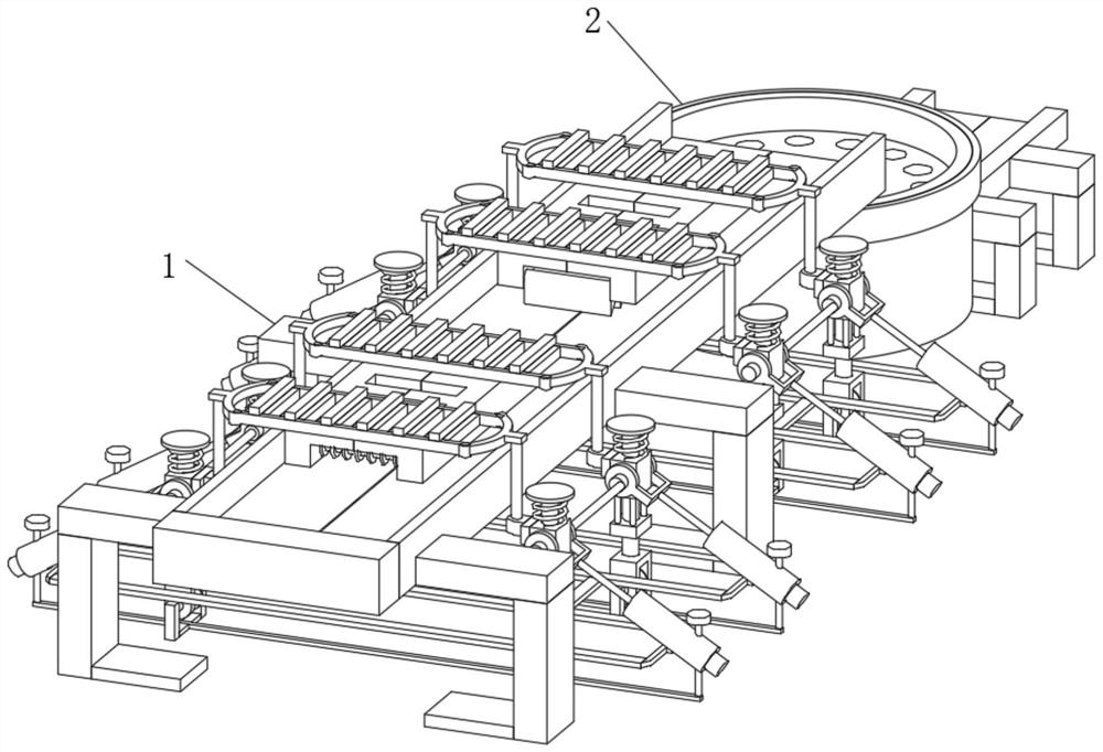 Process for manufacturing bamboo shaving board with flat surface and oriented structure and paving machine