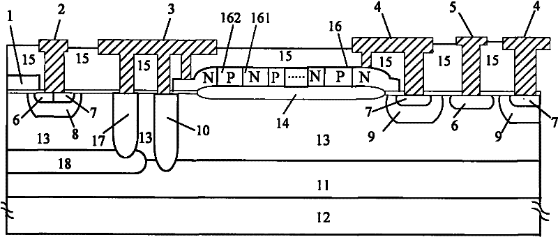 Controllable self-clamping SensorFET composite lateral power device